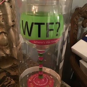 WTF WINE GLASS